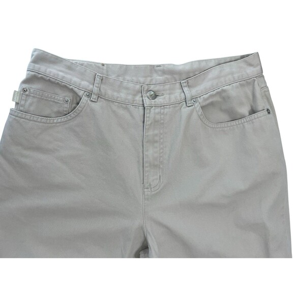 Lauren Jeans Co. Ralph Lauren Capris Womens 10 (30 X 20) Cotton Khaki - Picture 3 of 8